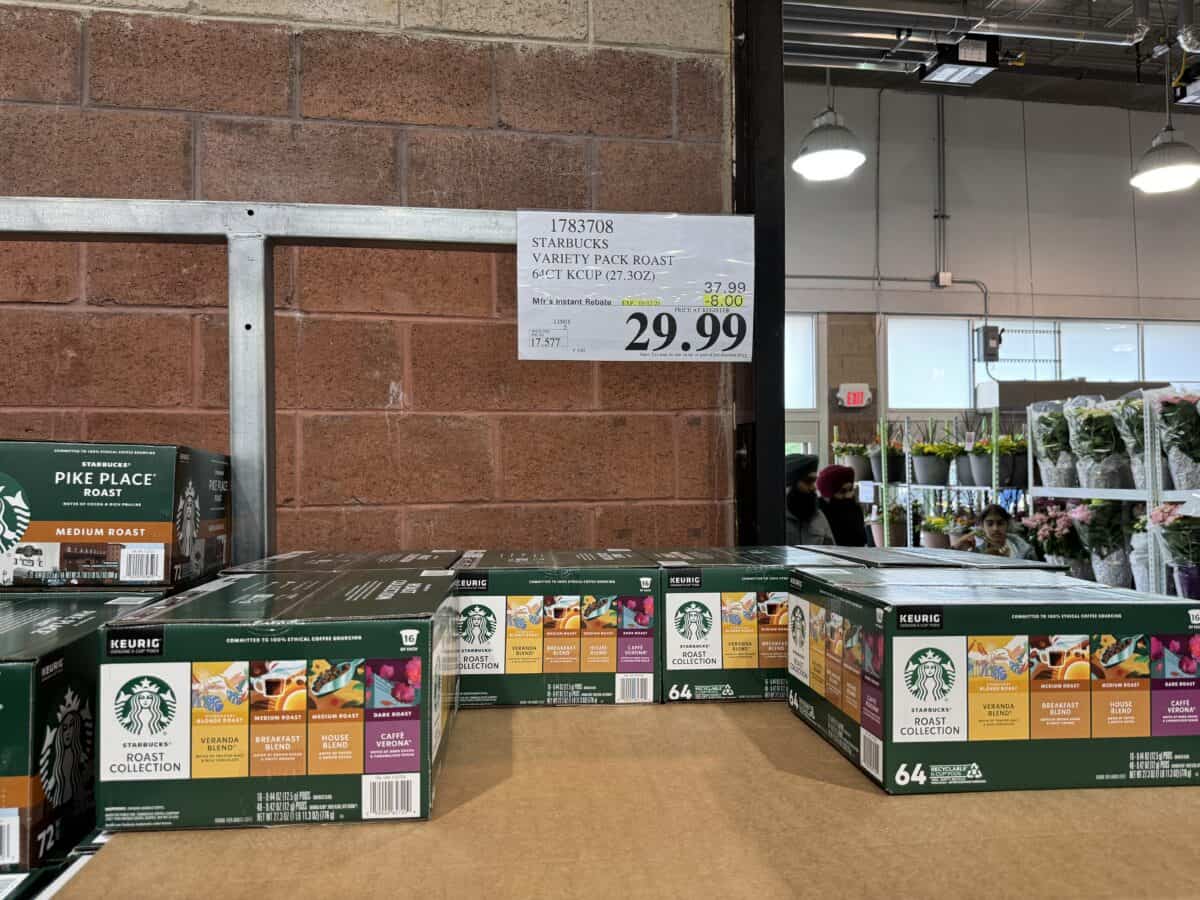Starbucks Variety Pack KCups (64 Count) at Costco