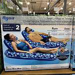 Aqua Luxury Pool Recliners (2 Pack)