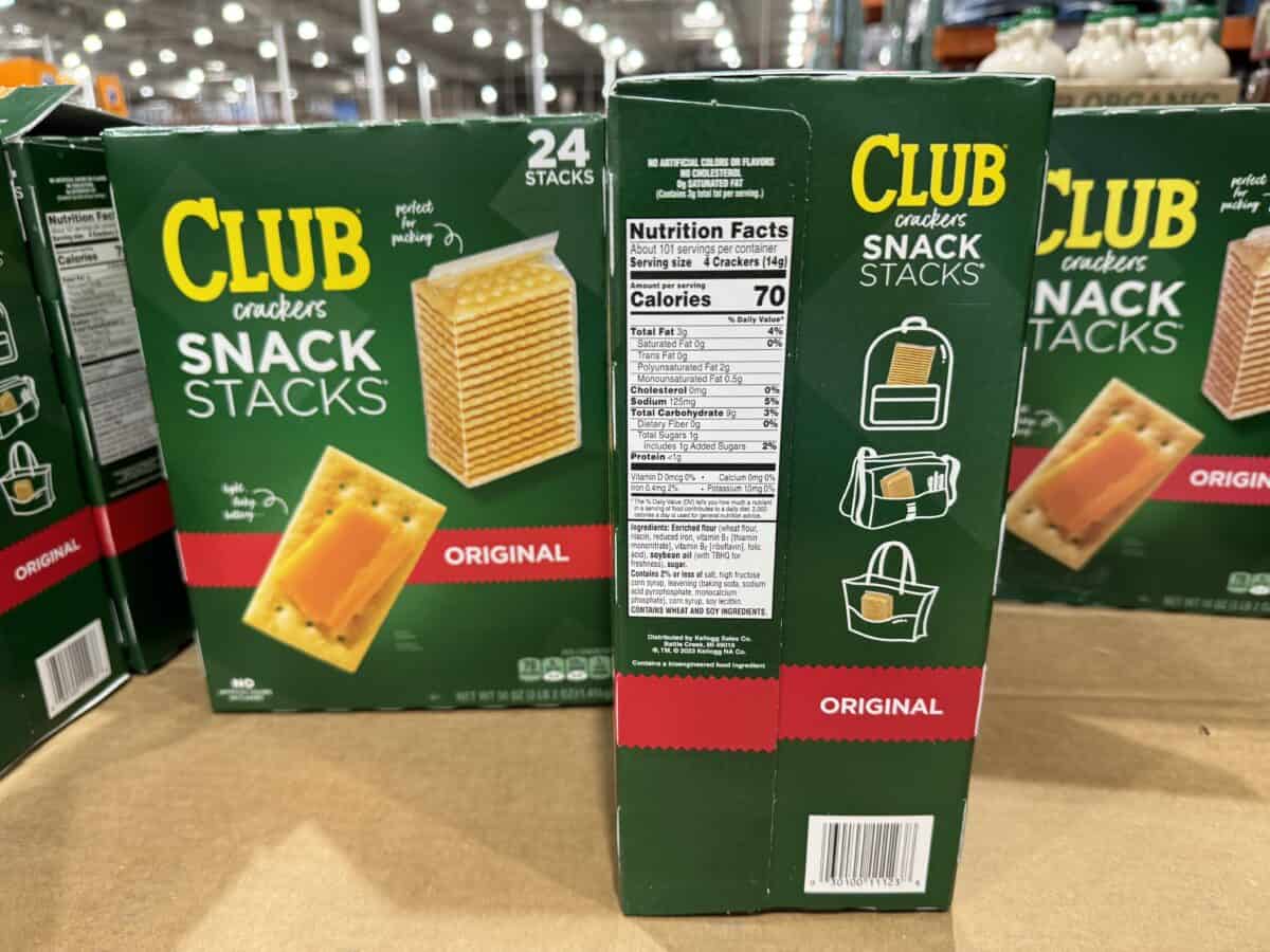 Kellogg's Club Crackers at Costco