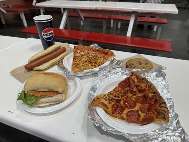 Costco Turkey Swiss Sandwich with Other Items