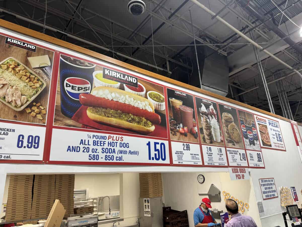 Costco Food Court Sign