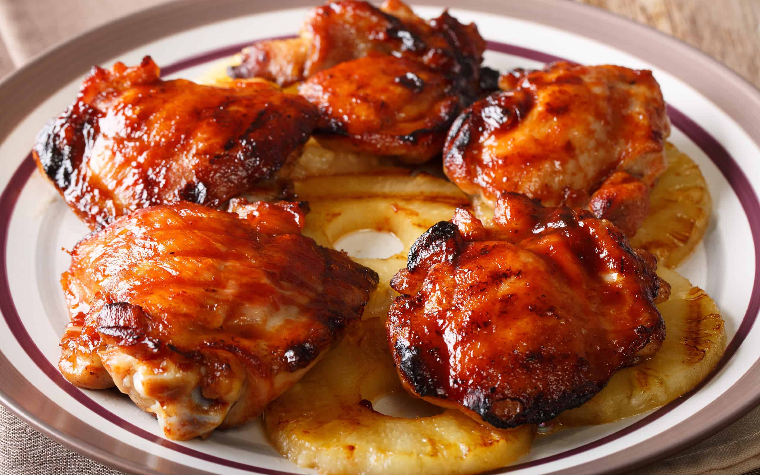 Fireworks Grilled Chicken With Orange BBQ Glaze