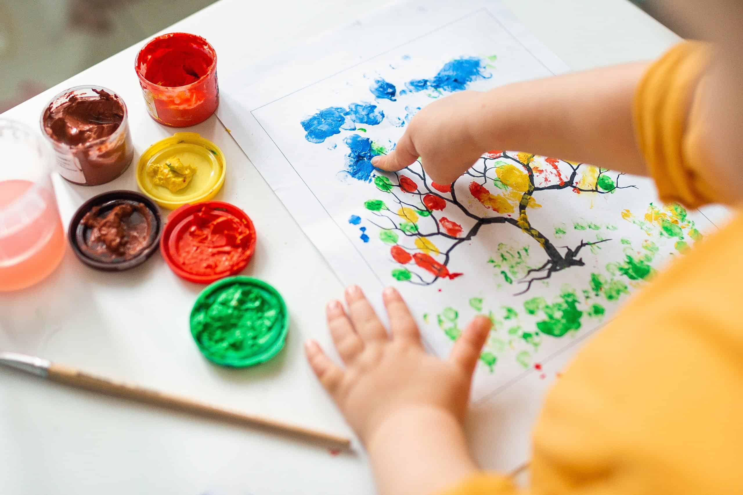Mixing Paint Colors For Kids