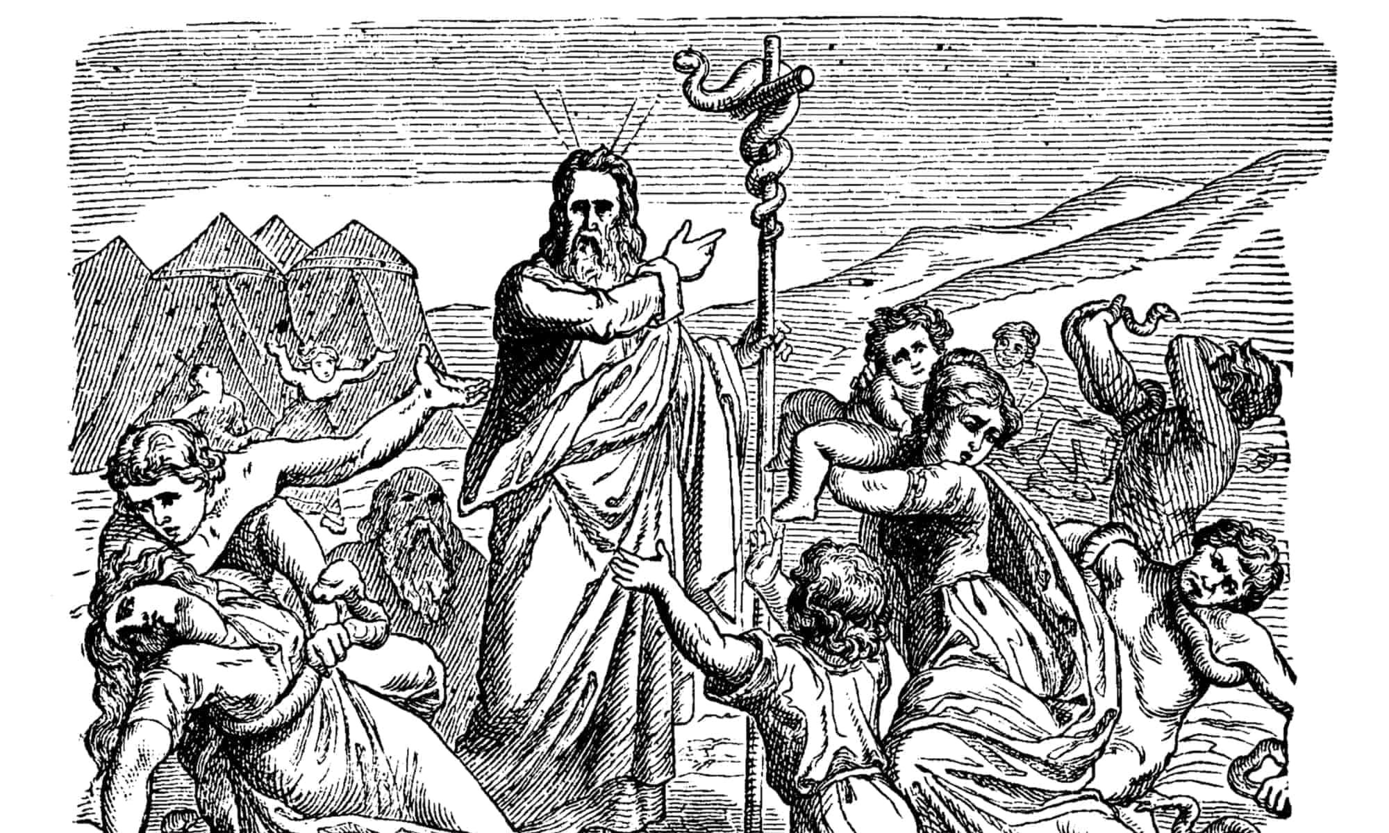 Moses Leads the Israelites out of Egypt