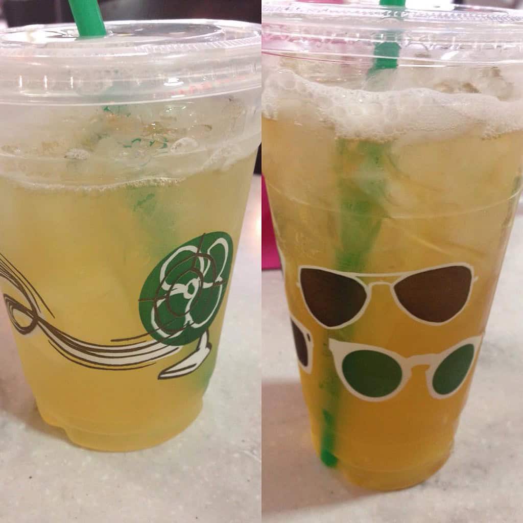 Iced Peach Green Tea