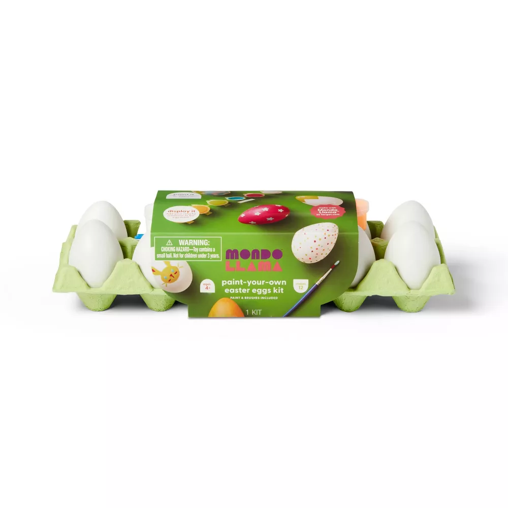 Mondo Llama Easter Craft 12pk Egg Painting Kit