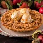 Deep Dish Apple Crumb Pie