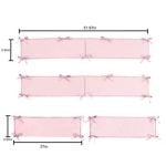 AUGNORYE Padded Crib Bumpers