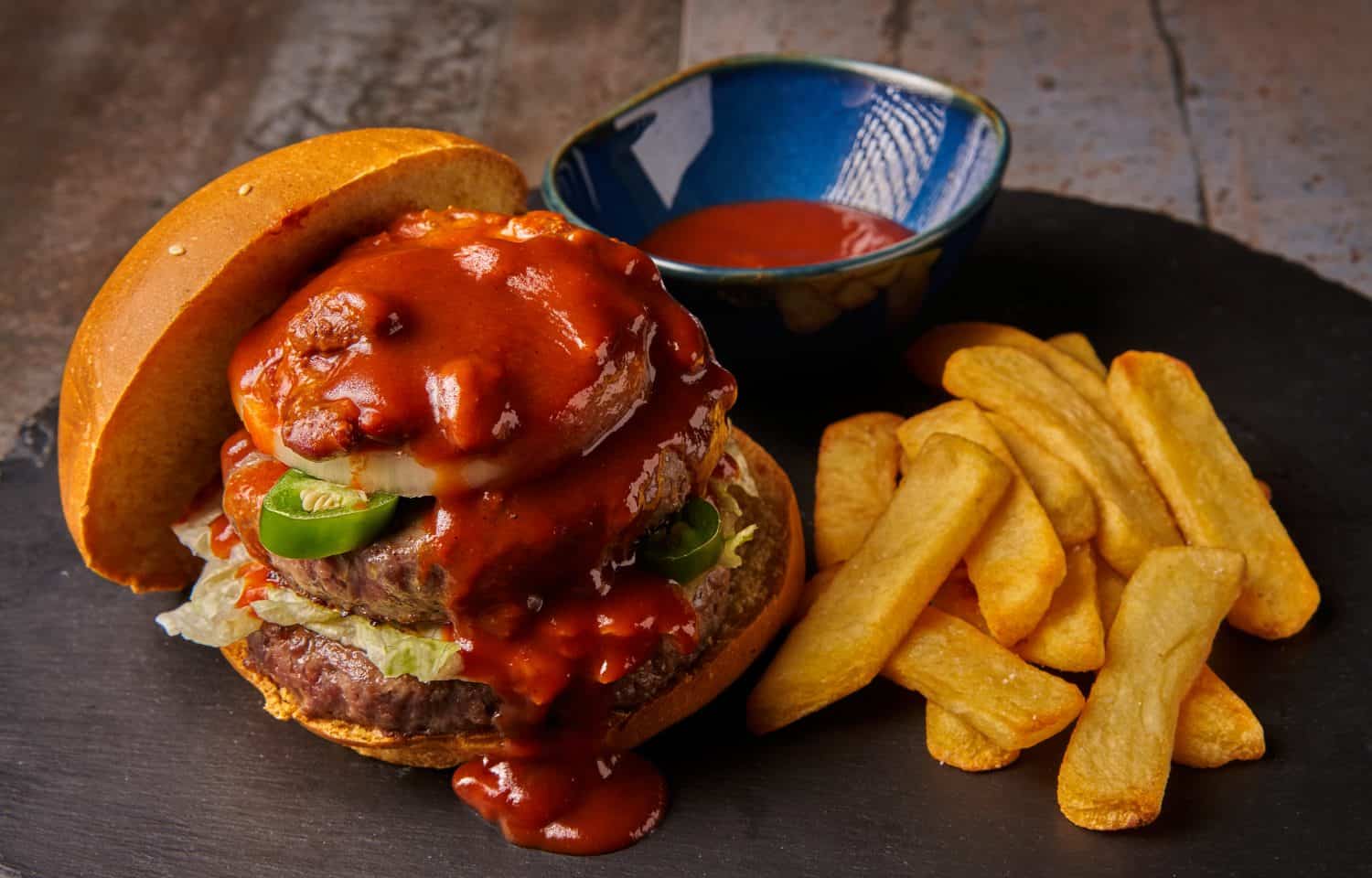 Try the Chili Burger