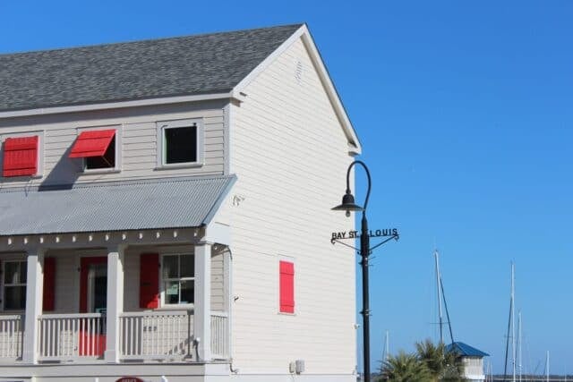 Building in Bay St. Louis, Mississippi