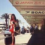 Waiting for Flights at a 1970s International Airport