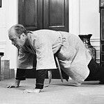 Gerald Practicing Yoga Inside the White House
