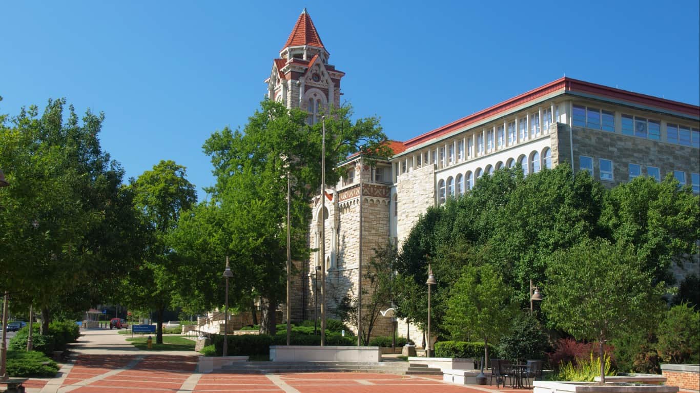 20. Lawrence, KS