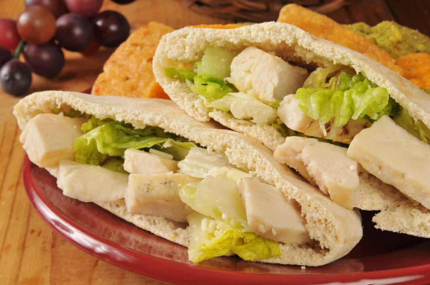 Wendy's Chicken Caesar Pita