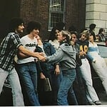 Friends Framed by 1980s School Style