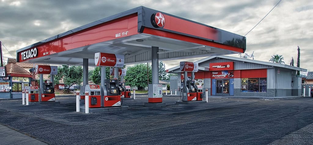 Texaco Gas Station