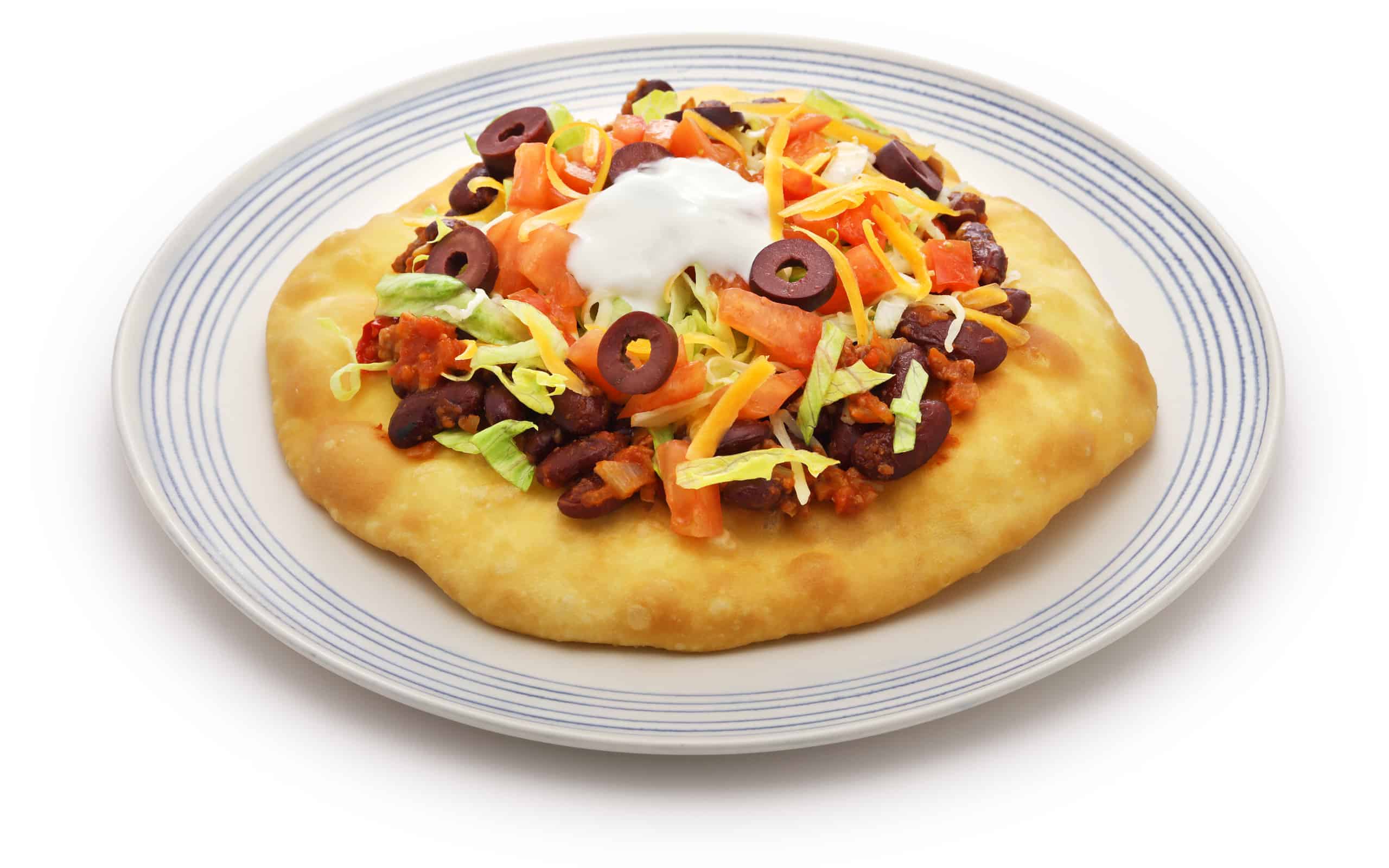 navajo taco, native american fry bread