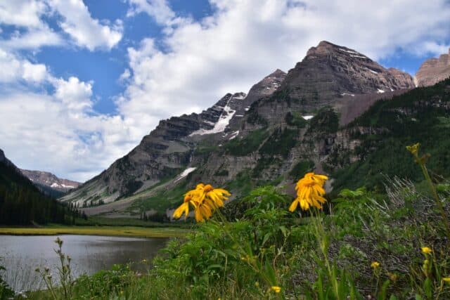Maroon Peak in Aspen Colorado