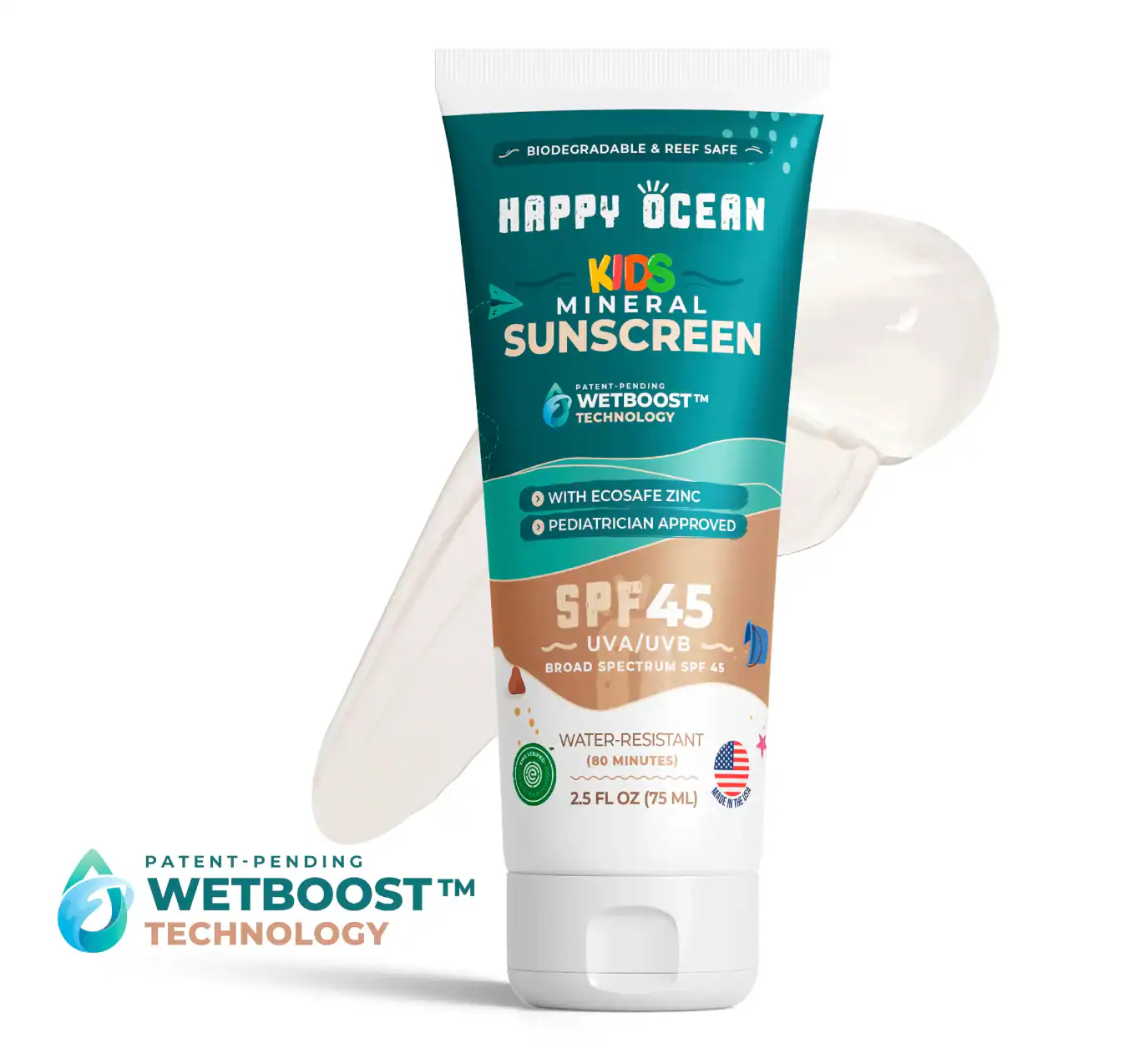 Happy Ocean Mineral Sunscreen Lotion