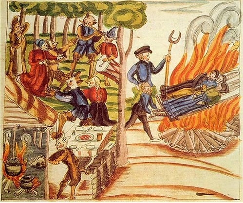 The Salem Witches Were Burned at the Stake