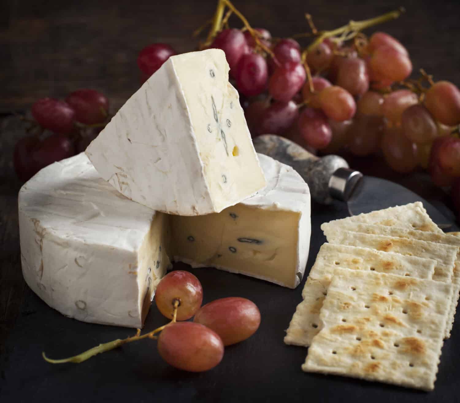 Cheese and Whole-Grain Crackers Instead of Cheese "Snack Packs" with Processed Crackers