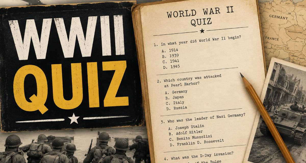 Most Americans Can’t Answer These Basic World War II Questions