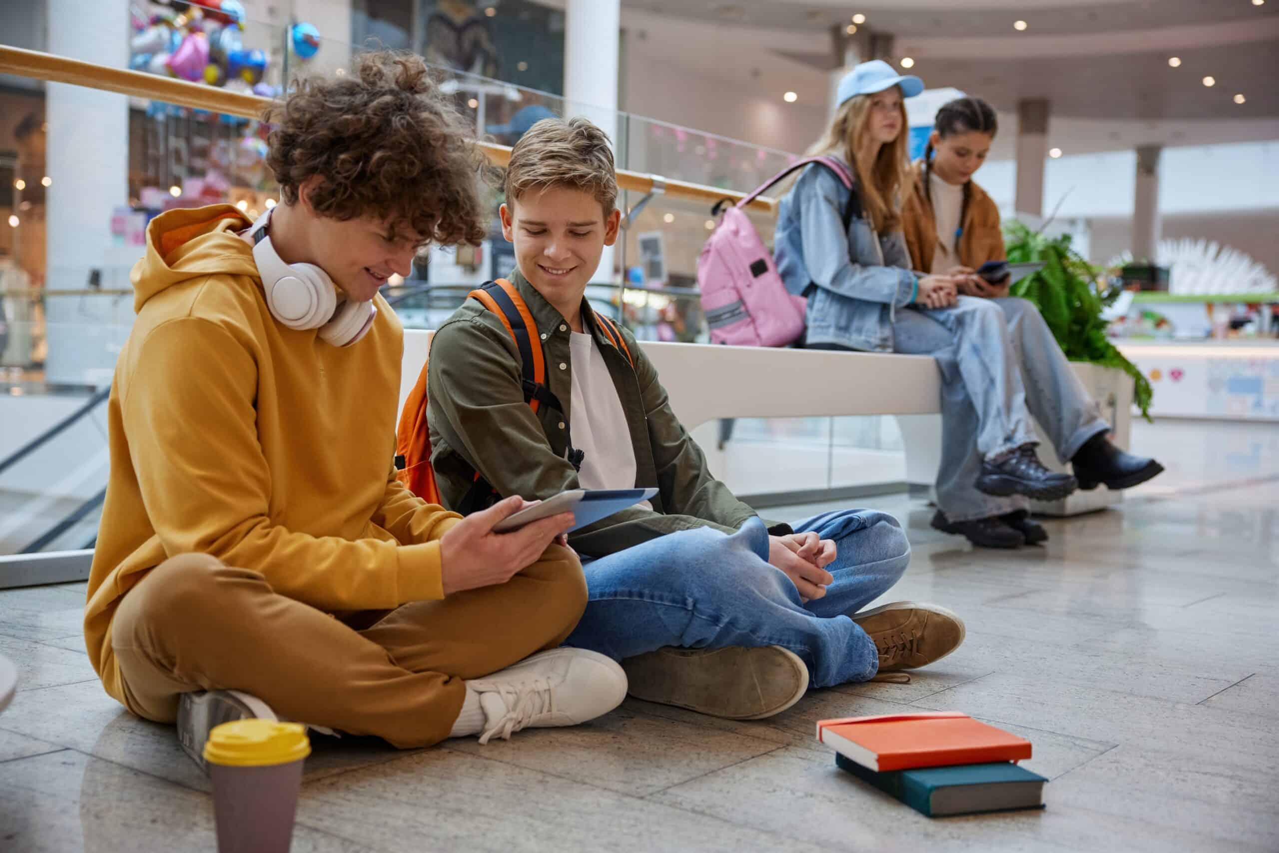 Hanging Out at the Mall With No Particular Purpose