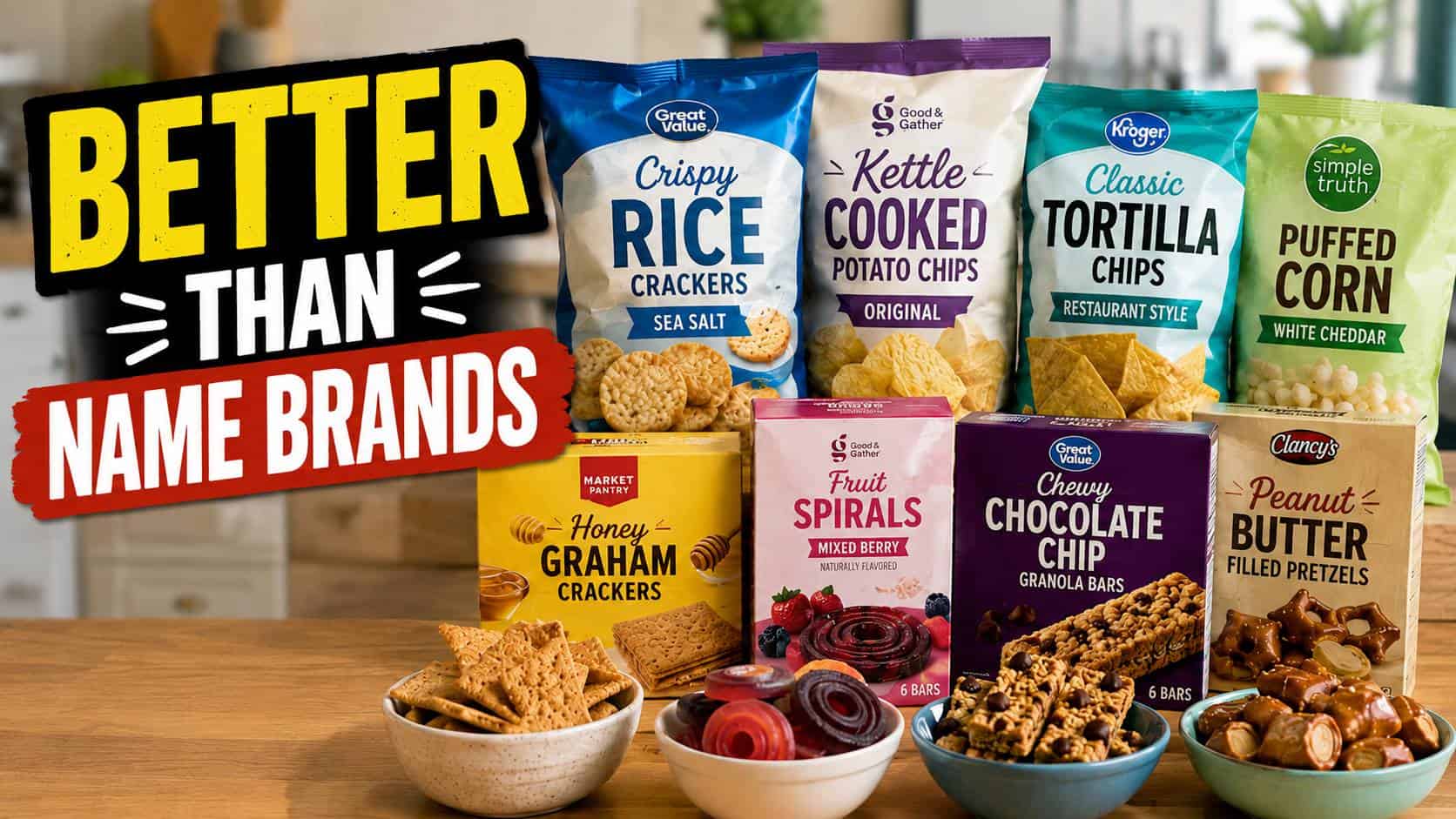 8 Store-Brand Snacks That Are Better and Cheaper Than Name Brands