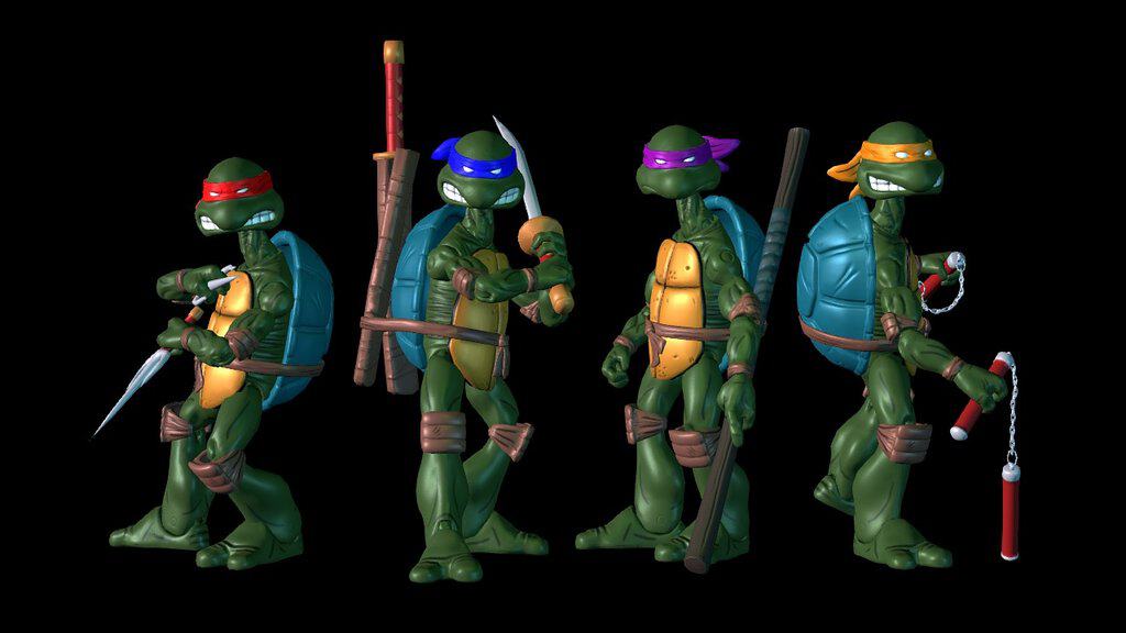 Playmates Teenage Mutant Ninja Turtles Figures