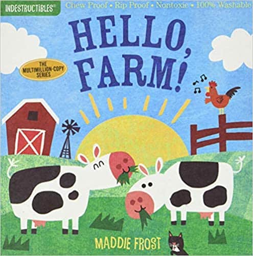 Great Christmas Gift Ideas for Babies:  Hello, Farm! board book