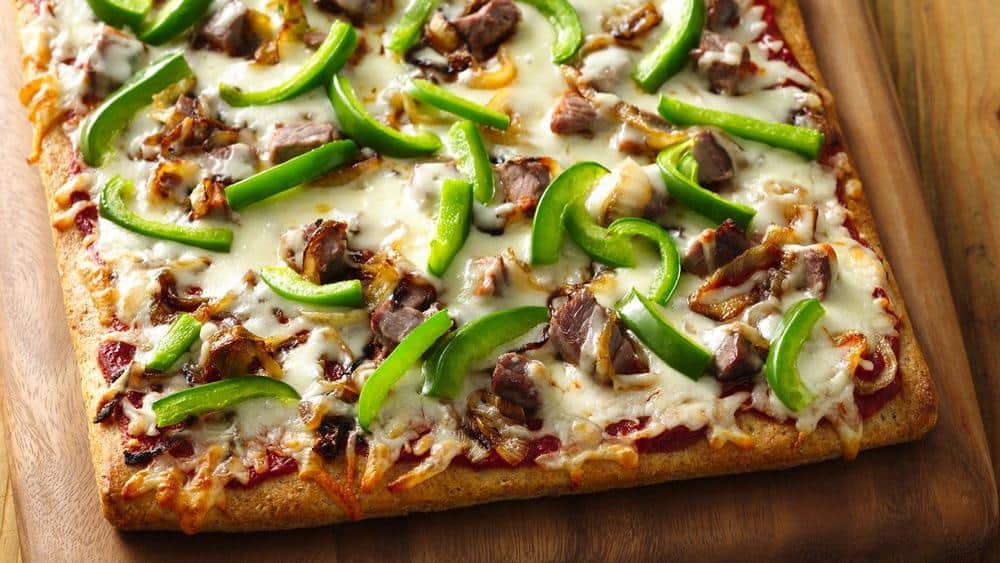 Philly Cheesesteak Pizza