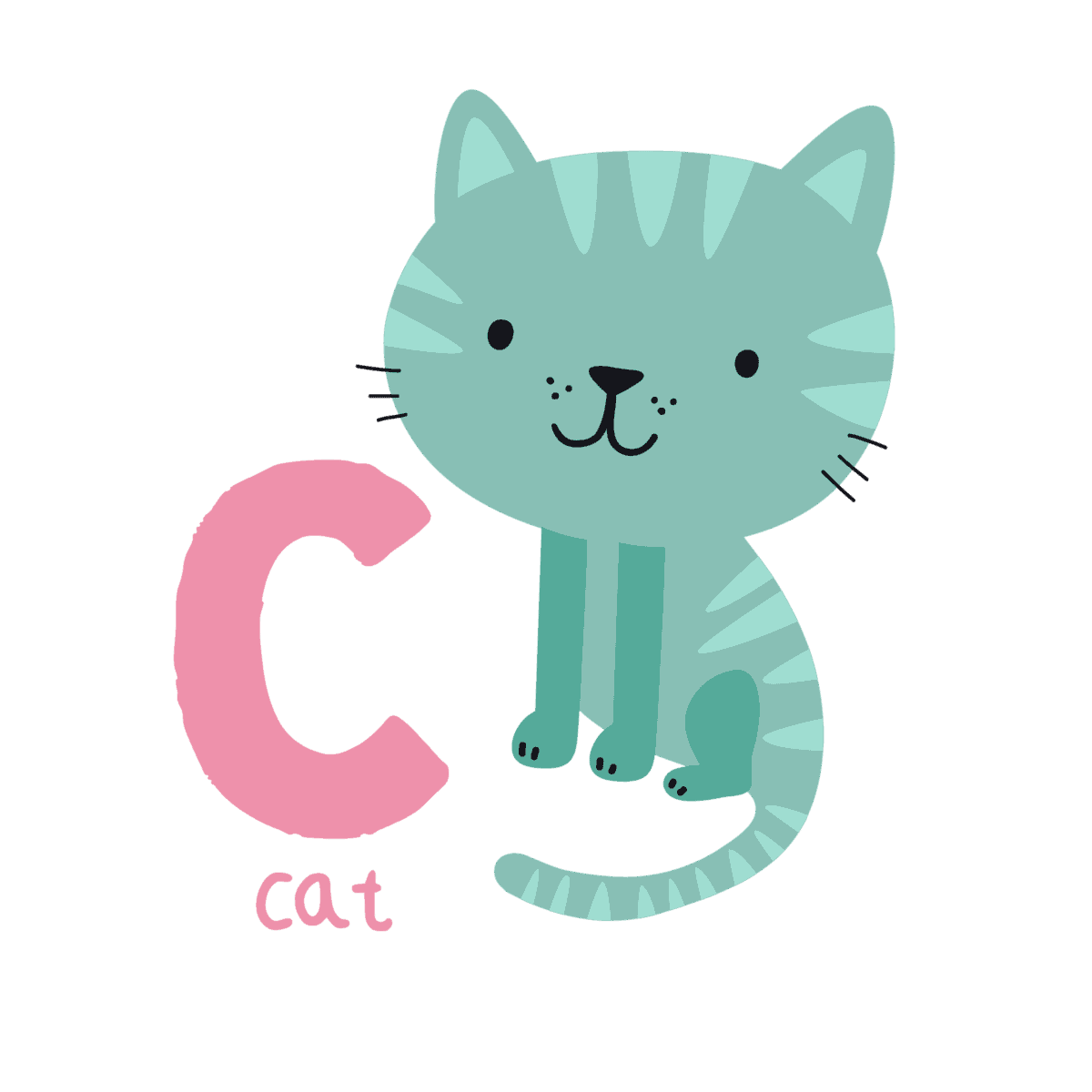Alphabet Animals, C Is For Cat