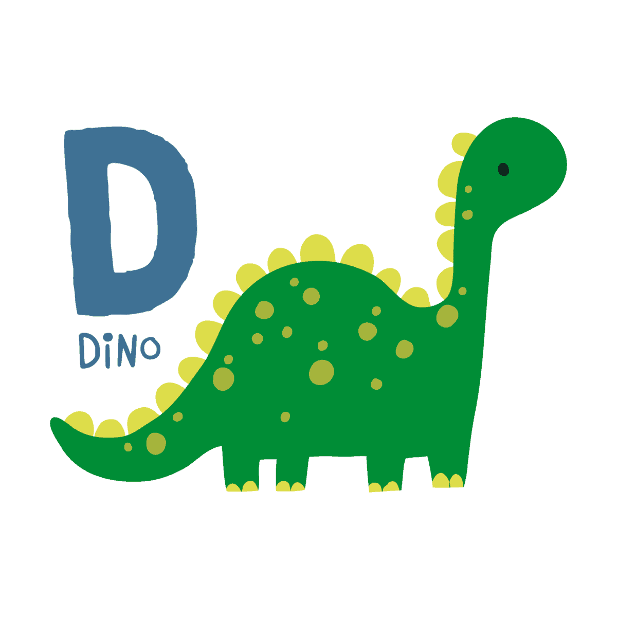 Alphabet Animals, D Is For Dino