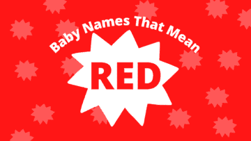 Baby names that mean red