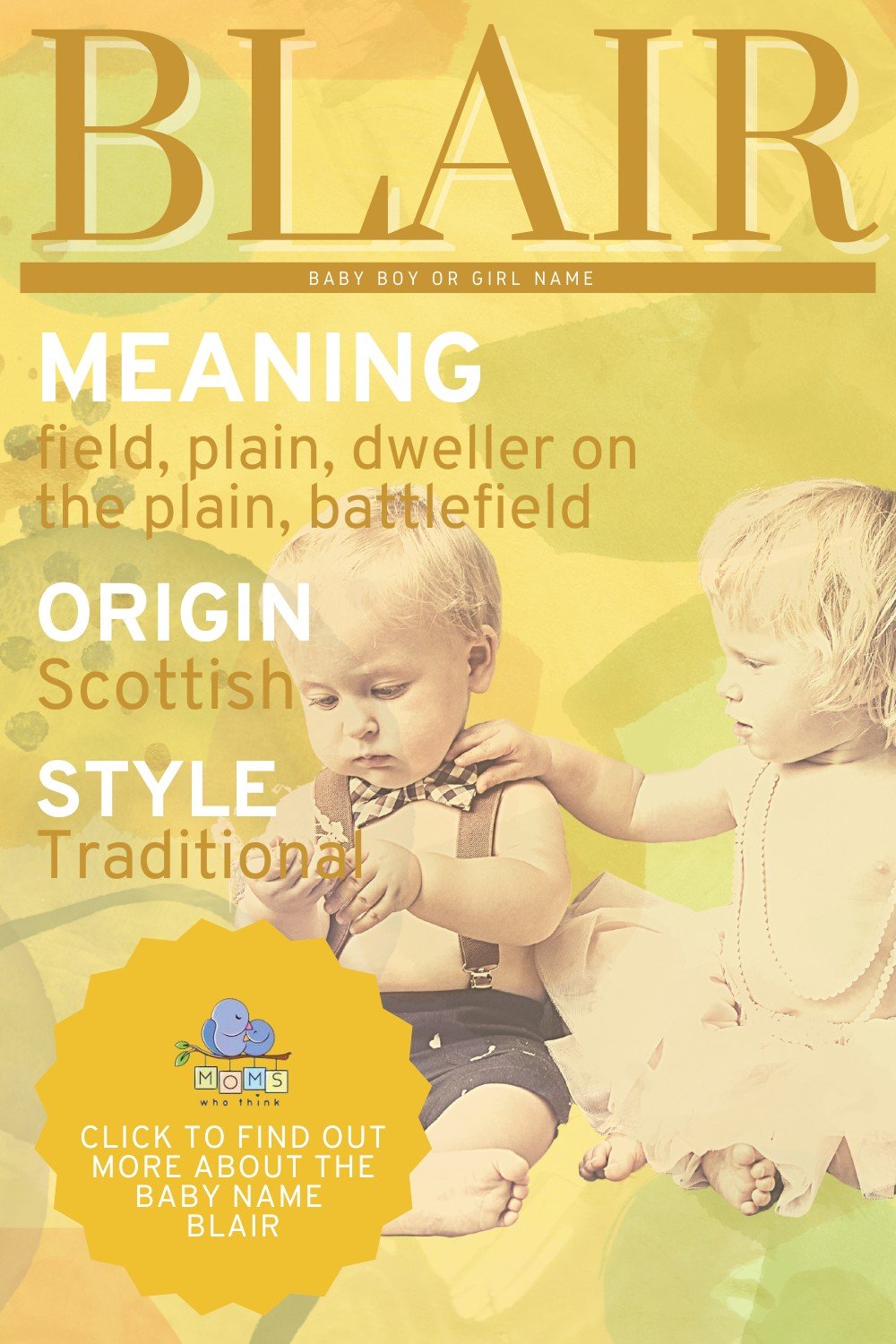 Blair Name Meaning & Origin Middle Names for Blair