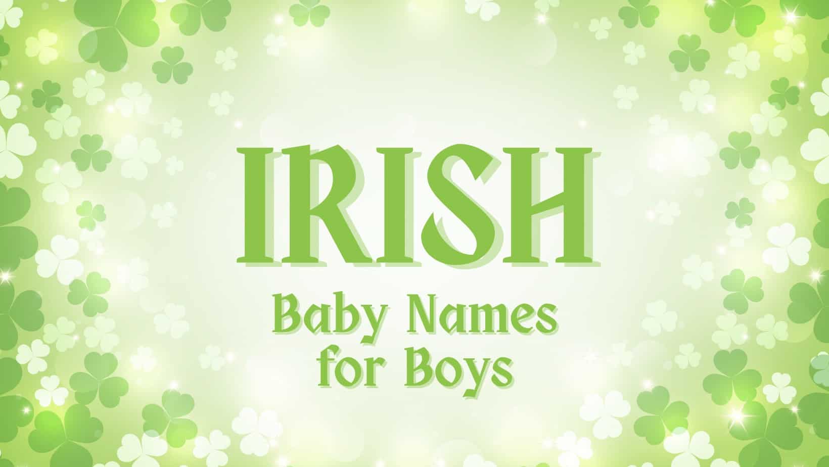 Irish Baby Names for boys