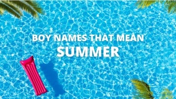 Boy names that mean summer