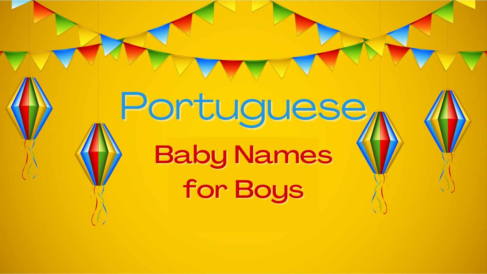 Portuguese baby names for boys