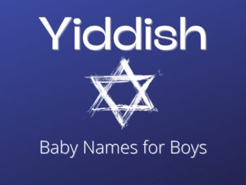 Yiddish baby names for boys