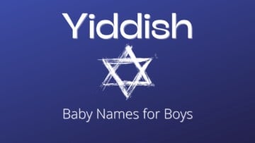 Yiddish baby names for boys