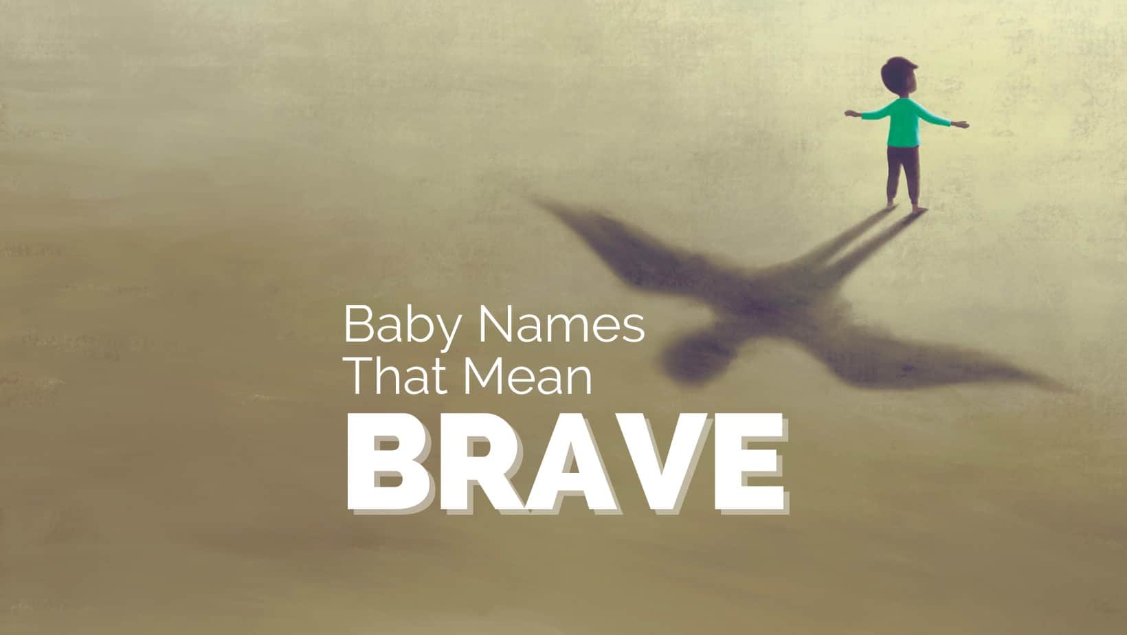 Baby Names That Mean Brave