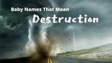 Baby Names That Mean Destruction