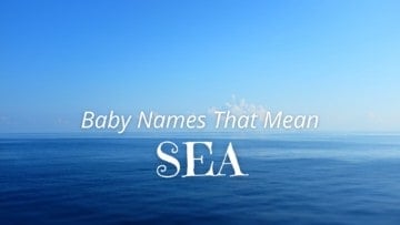 Baby Names That Mean Sea