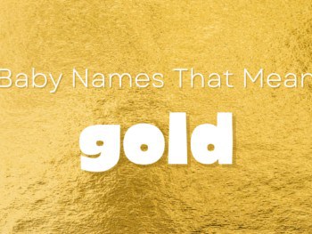 baby names that mean gold