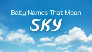 Baby Names That Mean Sky