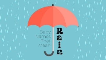 Baby Names That Mean Rain