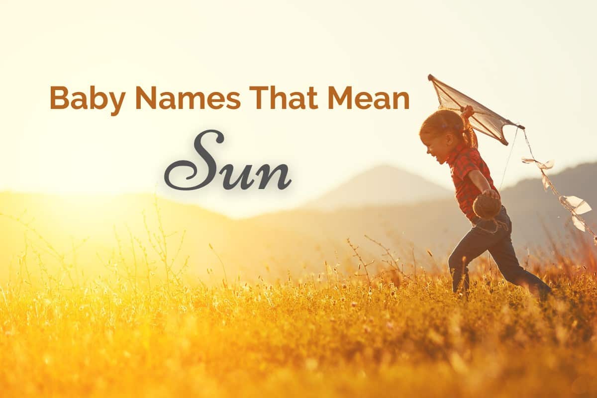 Baby Names That Mean Sun