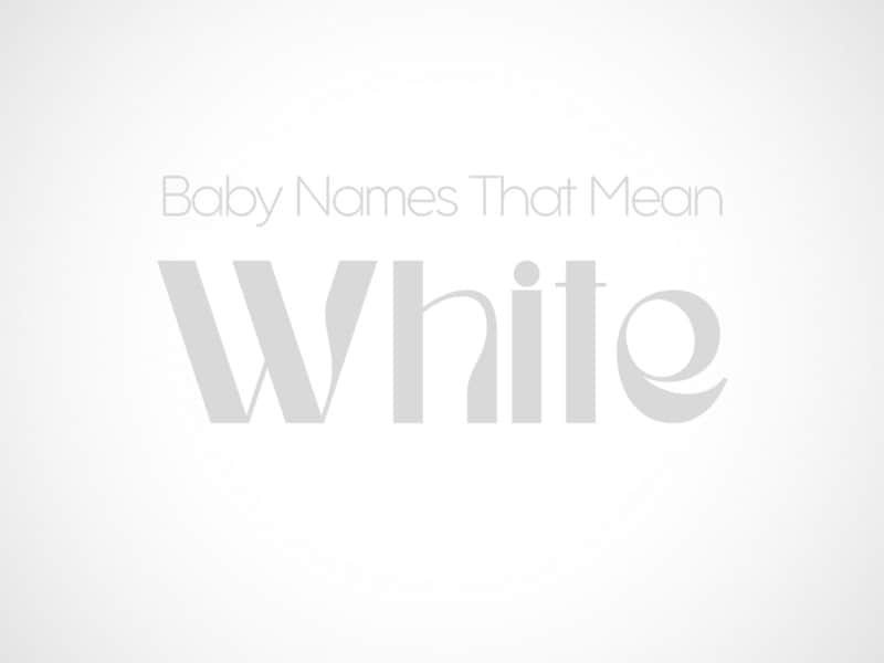 Baby Names That Mean White