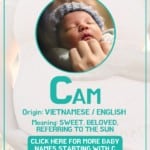 Baby boy name meanings - Cam