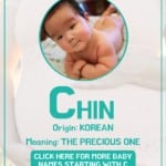 Baby boy name meanings - Chin